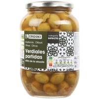 Olives recepta de l`àvia EROSKI, flascó 500 g