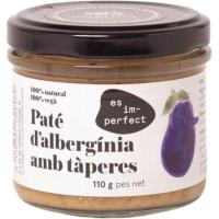 Paté de berengena amb tàperes ES IM-PERFECT, flascó 120 g