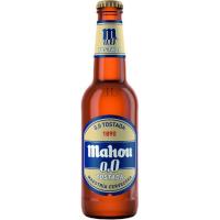 Cervesa 0,0 torrada MAHOU, botellín 33 cl