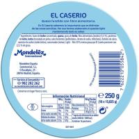 Formatge fos light EL CASERIU, 16 porcions, caixa 250 g