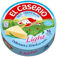 Formatge fos light EL CASERIU, 16 porcions, caixa 250 g