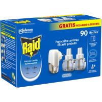 Insecticida elèctric líq. 45 nits RAID, aparell + 2 recanvis