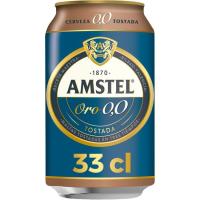 Cervesa 0,0 AMSTEL Or, llauna 33 cl