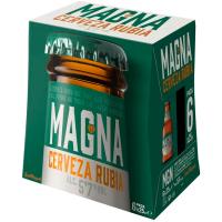 Cervesa Magna SAN MIGUEL, pack botellín 6x25 cl