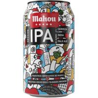 Cervesa Ipa MAHOU 5 Estrelles, llauna 33 cl