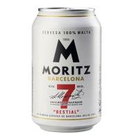 Cerveza MORITZ, lata 7x33 cl