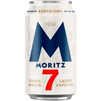 Cerveza MORITZ, lata 7x33 cl