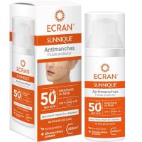 Crema facial antitaques FP50+ ECRAN Sunnique, dosificador 50 ml