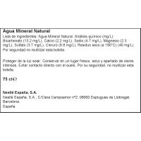 Aigua mineral tap sport AQUAREL, ampolla 75 cl