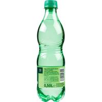 Aigua mineral natural amb gas EROSKI, ampolla 50 cl