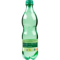 Aigua mineral natural amb gas EROSKI, ampolla 50 cl
