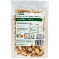 Pistachos tostados con sal, bolsa 200 g