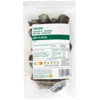 Ciruela sin hueso deshidratada EROSKI, bolsa 200 g