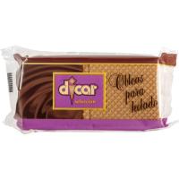 "Obleas" per a gelat DICAR, 20 u paquet 35 g