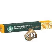 Café Blonde compatible Nespresso STARBUCKS, caja 10 uds