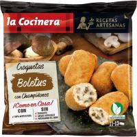 Croquetas artesanas de boletus LA COCINERA, bolsa 400 g