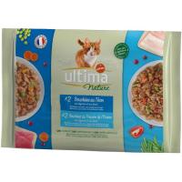 Aliment humit salmó&truita gat ULTIMA Nature, paquet 340 g