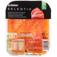 Lomitos de salmón ahumado E. SELEQTIA, bandeja 100 g Lomitos de salmón ahumado E. SELEQTIA, bandeja 100 g