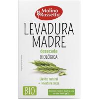 Levadura de masa madre bio vegan MOLINO ROSSETTO, pack 3x20 g