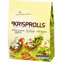 Panecillos suecos integrales s/ azúcar KRISPROLLS, paquete 225 g
