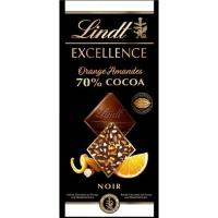 Xocolata passion orange almond LINDT Excellence, tauleta 100 g