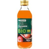 Vinagre de manzana bio sin filtrar EROSKI, botella 50 cl