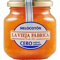 Mermelada de melocotón 0 azúcar LA VIEJA FÁBRICA, frasco 280 g