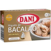 Fetge de bacallà fumat DANI, llauna 120 g