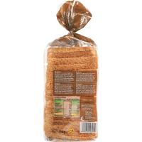 Pa de motlle integral amb escorça EROSKI, paquet 460 g