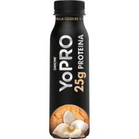 Postre lácteo líq. sabor vainilla-cookie YOPRO, botella 300 g