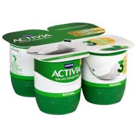 Activia natural DANONE, pack 4x120 g