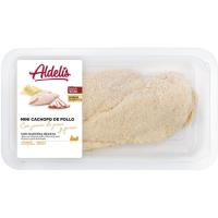 Mini cachopo de pollastre-pernil-gall dindi-formatge ALDELIS, safata aprox. 300 g