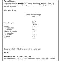 Mostaza bote LEO BOECK, bote 250 ml