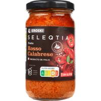 Pesto rosso calabrese EROSKI SELEQTIA, frasco 190 g