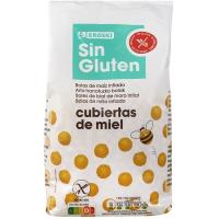 Bolas de miel sin gluten EROSKI, bolsa 400 g