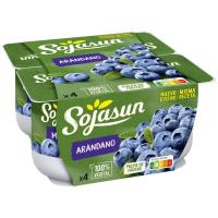 Postres de soia de nabius SOJASUN, pack 4x100 g