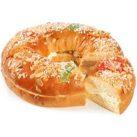 Roscón mixto de nata&trufa EROSKI, 800 g