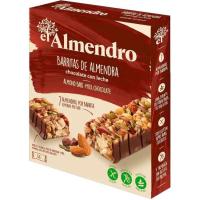 Barrita de chocolate con leche EL ALMENDRO, 4 uds., caja 100 g