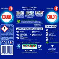 Limpia lavadoras liquido COLON, pack 3 uds