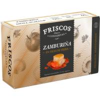 Zamburiñas en salsa petxina de pelegrí FRISCOS, llauna 111 g