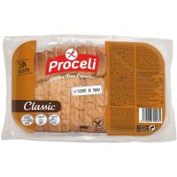 Pan de molde sin gluten classic PROCELI, paquete 280 g