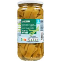 Mongete tendre sense sal afegida EROSKI, flascó 350 g