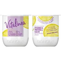 Yogur desnatado de limón DANONE Vitalínea, pack 4x120 g