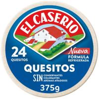 Formatge fos EL CASERIO, 24 porcions, caixa 375 g