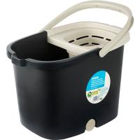 Cub amb rodes-escorredora 15 litres EROSKI, pack 1 u