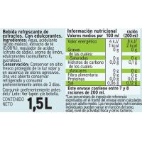 Refresc de te a la llimona light EROSKI, ampolla 1.5 litres