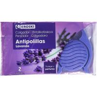 Col antipol lavanda EROSKI, pack 2 uds.