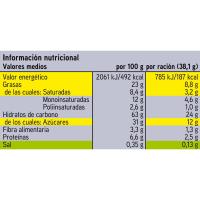 Cassoleta de xocolata sense palma EROSKI, caixa 228,6 g