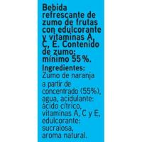 Beguda de taronja sense sucre afegit EROSKI, pack 6x20 cl