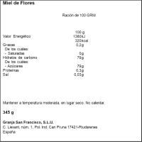 Miel milflores nacional GRANJA SAN FRANCISCO, dosificador 345 g Miel milflores nacional GRANJA SAN FRANCISCO, dosificador 345 g